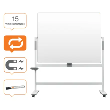 Nobo Move & Meet Whiteboard Mobil Stahl 1500x1200mm
