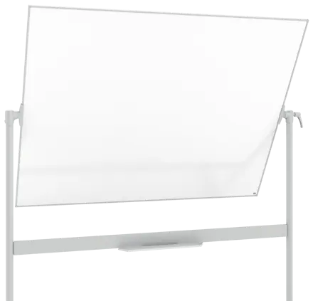 Tableau blanc pivotant mobile Nobo Classic émaillé, 1 500 x 1 200 mm