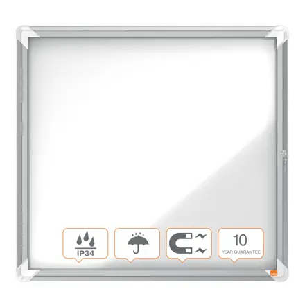 Vitrine d'affichage d'extérieur magnétique Nobo Premium Plus 6xA4