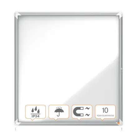 Vitrine d'affichage d'extérieur magnétique Nobo Premium Plus 12xA4