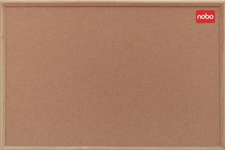 Tableau d'affichage Nobo Classic en liège avec cadre en bois