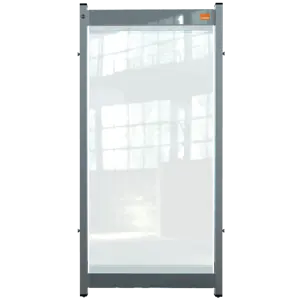 Nobo Premium Plus klar PVC modulært skrivebordsafskærmningssystem B400xH820mm