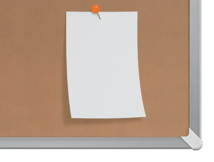 Nobo Widescreen 32" Cork Noticeboard
