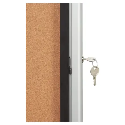 Nobo Schaukasten für den Innenbereich 9 x A4, Kork, Klapptür