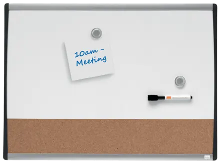 Kombi Whiteboard & Notiztafel 58,5 x 43 cm