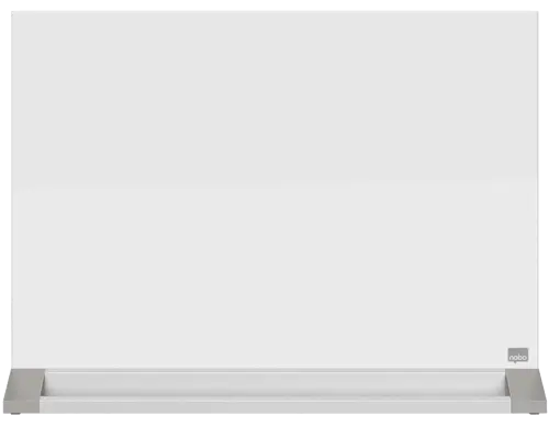 NOBO Nobo Freestanding Magnetic Glass Desktop Whiteboard 600x430mm | NOBO