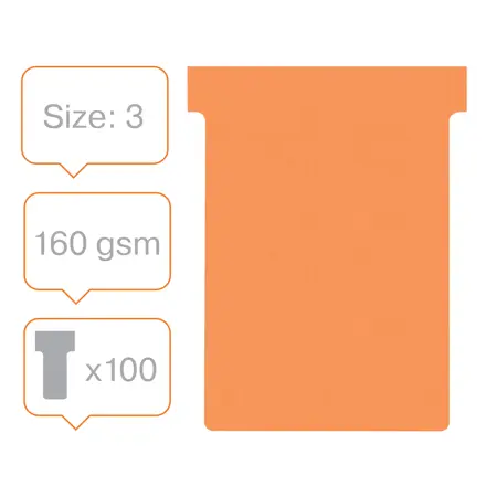 Fiches T pour planning Nobo - Taille 3