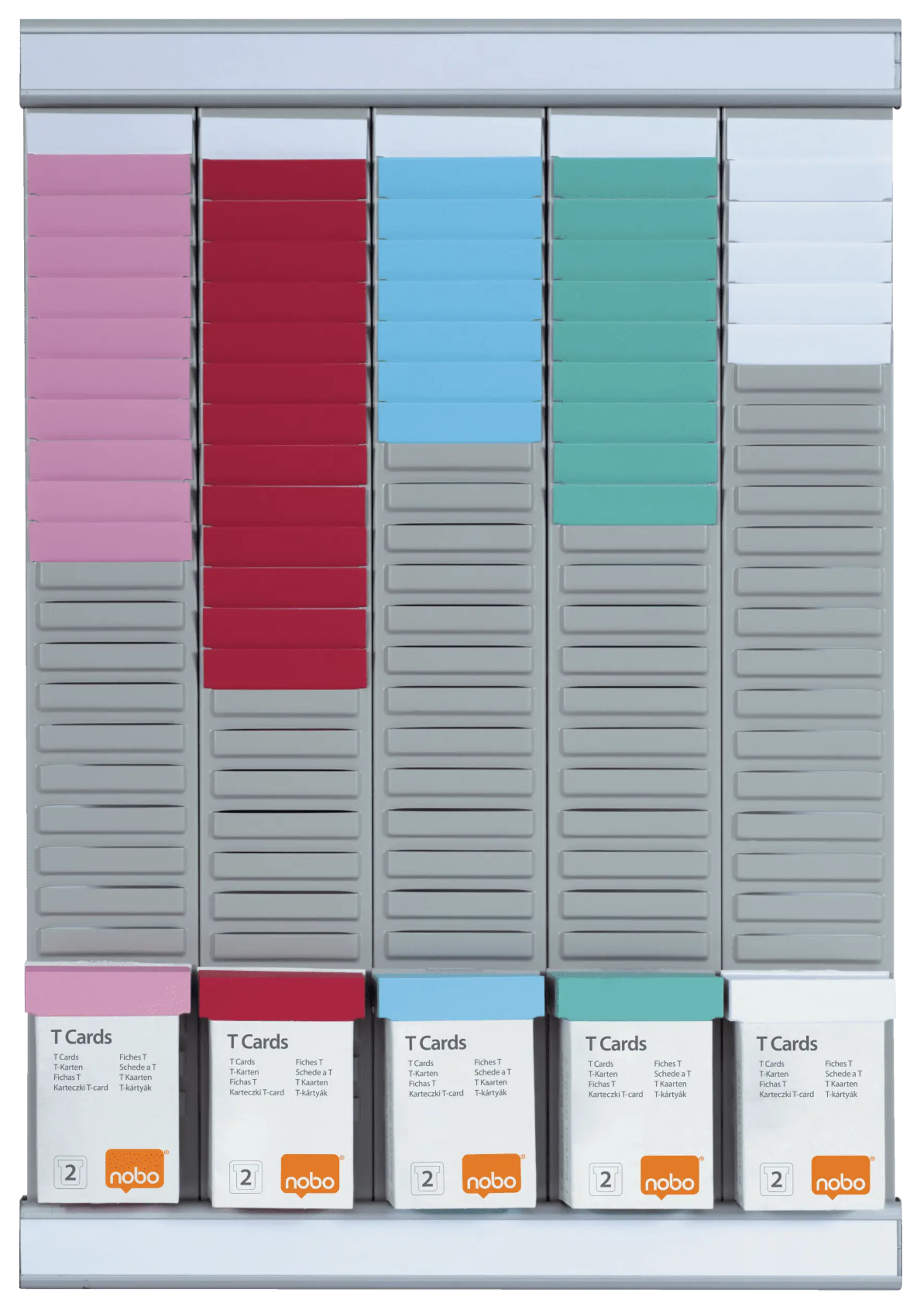 Nobo t card weekly planning kit 24 slot nobo