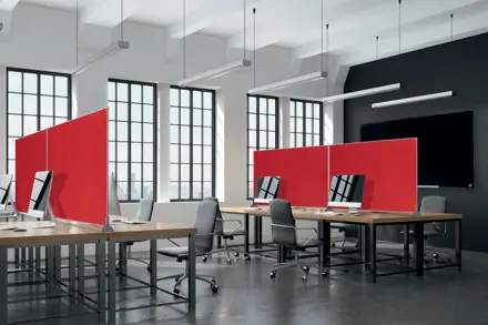 Nobo Impression Pro Desk Divider Screen Felt Surface 800x1000mm