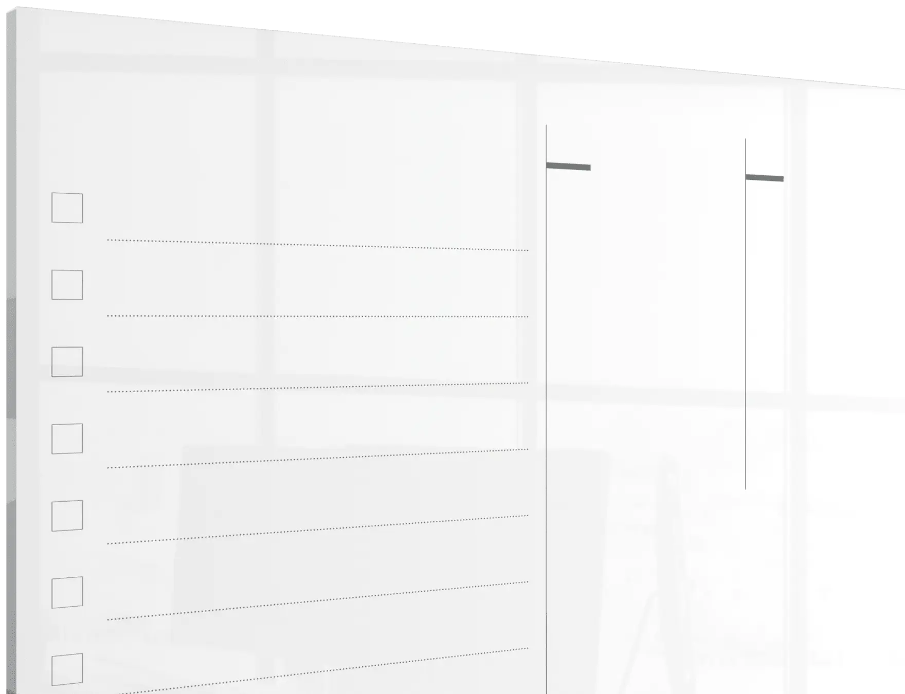 tableau blanc planning hebdomadaire