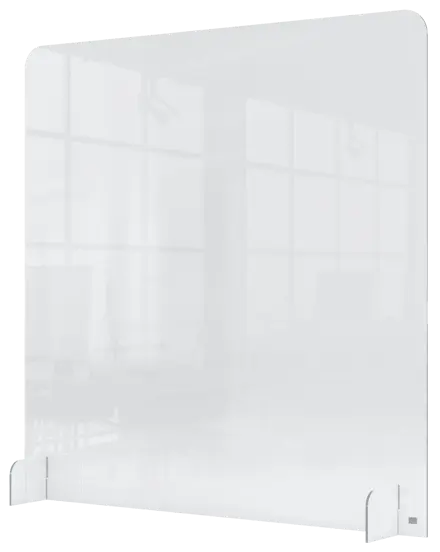 Thekenaufsteller ohne Durchreiche aus Plexiglas 70 x 85 cm