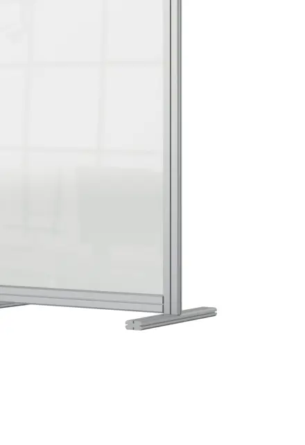 Nobo Premium Plus Schreibtisch-Trennwand aus Acryl 60x100cm