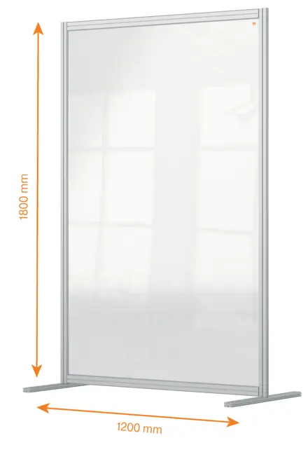 Nobo Premium Plus Stellwand aus Acryl 120x180cm