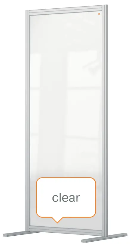 Nobo Premium Plus Stellwand aus Acryl 80x180cm