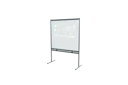 Nobo Premium Plus Stellwand aus durchsichtiger Folie, 1480x2060mm