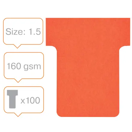 Fiches T pour planning Nobo - Taille 1,5