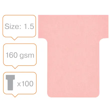 Fiches T pour planning Nobo - Taille 1,5