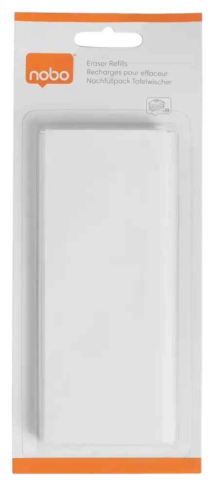 Сменные салфетки для магнитного стирателя Nobo, 10 шт.