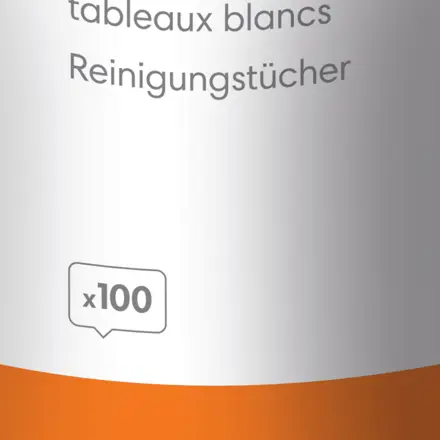 Nobo Noboclene whiteboard rengøringsservietter (100 stk.)