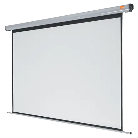 Elektrische Nobo Projektionsleinwand für Format 4:3 für Wand- und Deckenmontage 192 × 144 cm