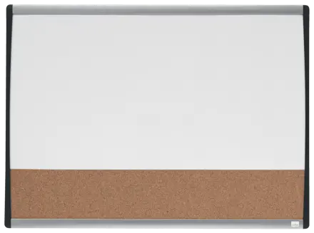 Nobo kisméretű mágneses fehértábla parafatáblával 585x430mm