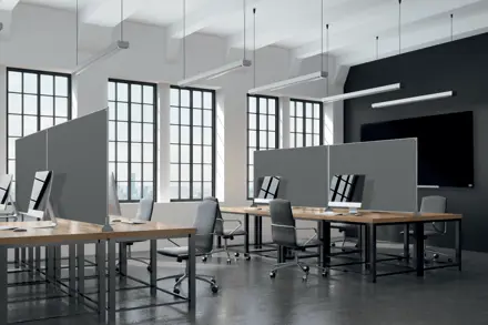 Nobo Impression Pro Stellwand Filz 120x180cm