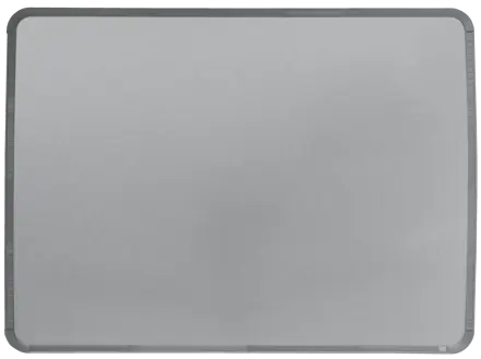 Nobo magnetisches Whiteboard, schmaler, silberner Rahmen 58 x 43 cm