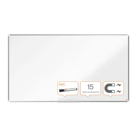 Nobo Premium Plus Widescreen stål magnetisk whiteboard 85" 188x106cm