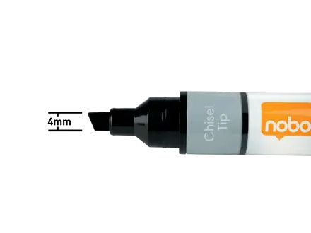 Marqueurs pour tableau blanc Liquid Ink pointe Biseautée Pack de 4
