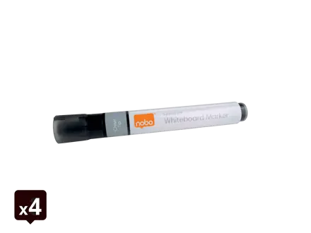 Marqueurs pour tableau blanc Liquid Ink pointe Biseautée Pack de 4