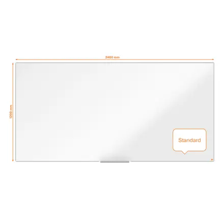 Nobo Impression Pro emaljeret magnetisk whiteboard 240x120cm