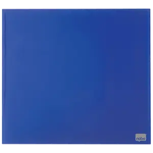 Mała szklana tabliczka magnetyczna Nobo z powierzchnią suchościeralną, 450 x 450 mm