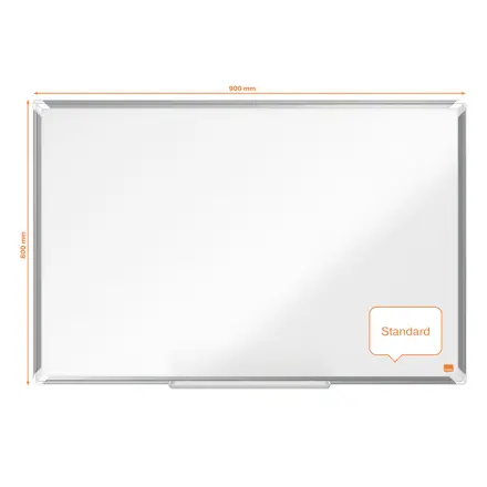 Nobo Premium Plus stål magnetisk whiteboard 90x60cm
