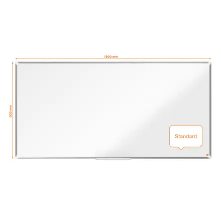 Tableau blanc en acier laqué Nobo Premium Plus 1800x900 mm
