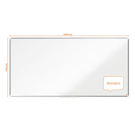 Nobo Premium Plus stål magnetisk whiteboard 200x100cm