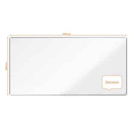 Nobo Premium Plus stål magnetisk whiteboard 240x120cm