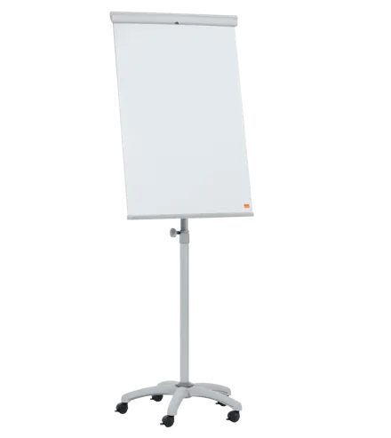 Nobo Essentials mobil acél mágneses fehértábla és flipchart állvány