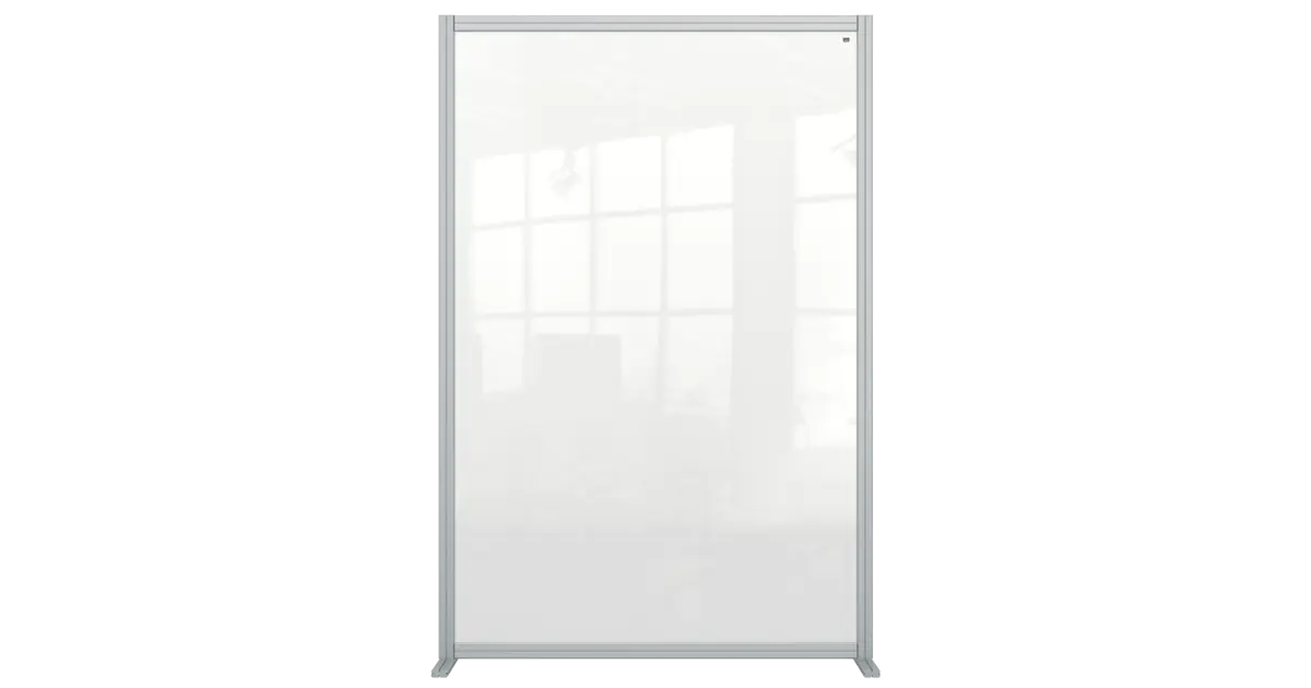 Nobo Premium Plus Clear Acrylic Protective Room Divider Screen Modular