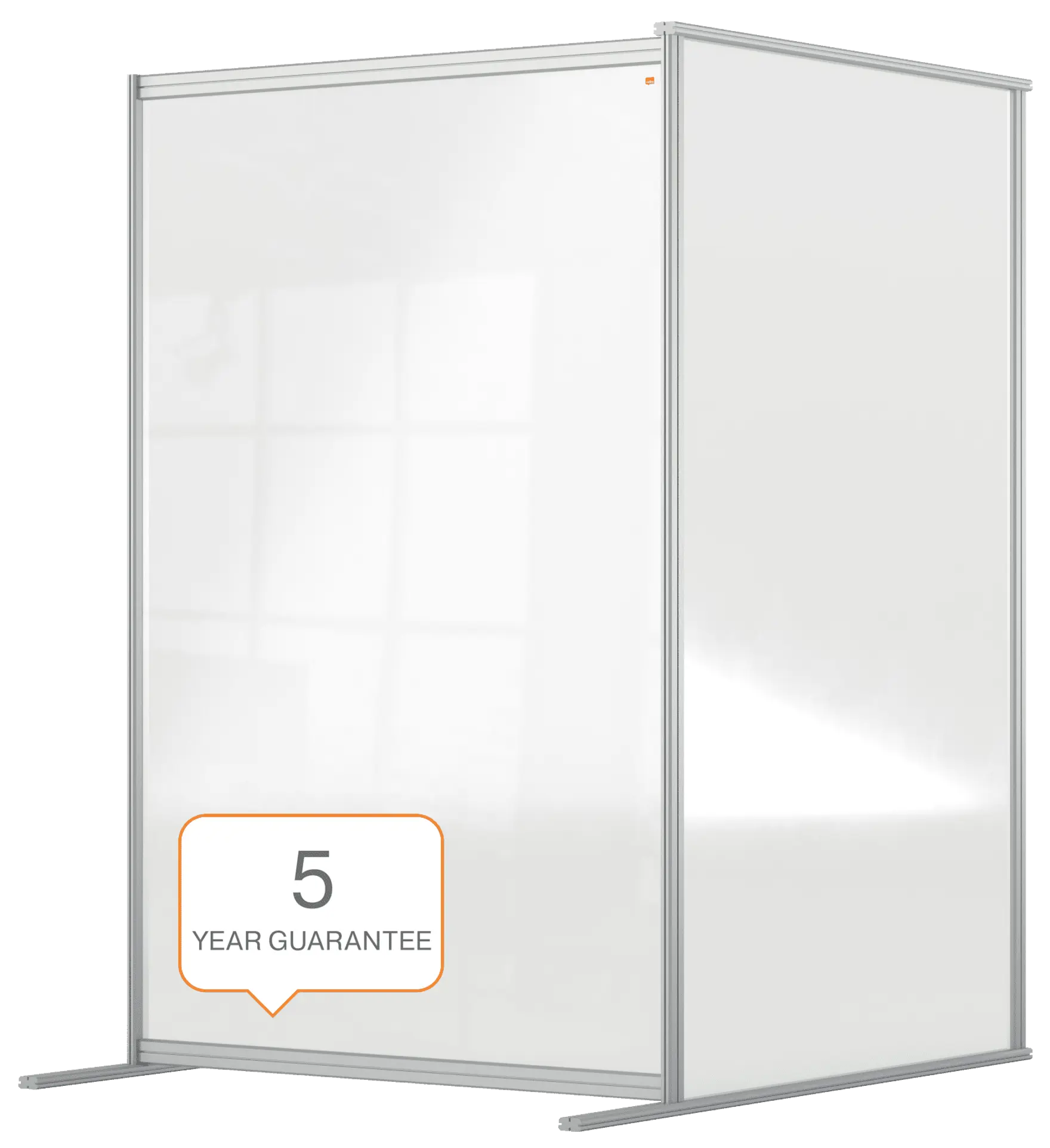 Nobo Premium Plus Clear Acrylic Protective Room Divider Screen Modular