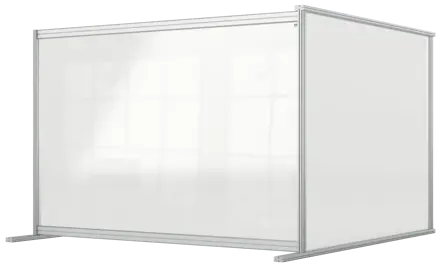 Nobo Premium Plus Clear Acrylic Protective Desk Divider Screen Modular System Extension 1400x1000mm