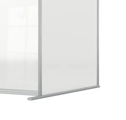 Nobo Premium Plus Clear Acrylic Protective Desk Divider Screen Modular System Extension 1400x1000mm