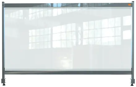 Nobo Premium Plus Clear PVC Protective Desk Divider Screen 1470x860mm