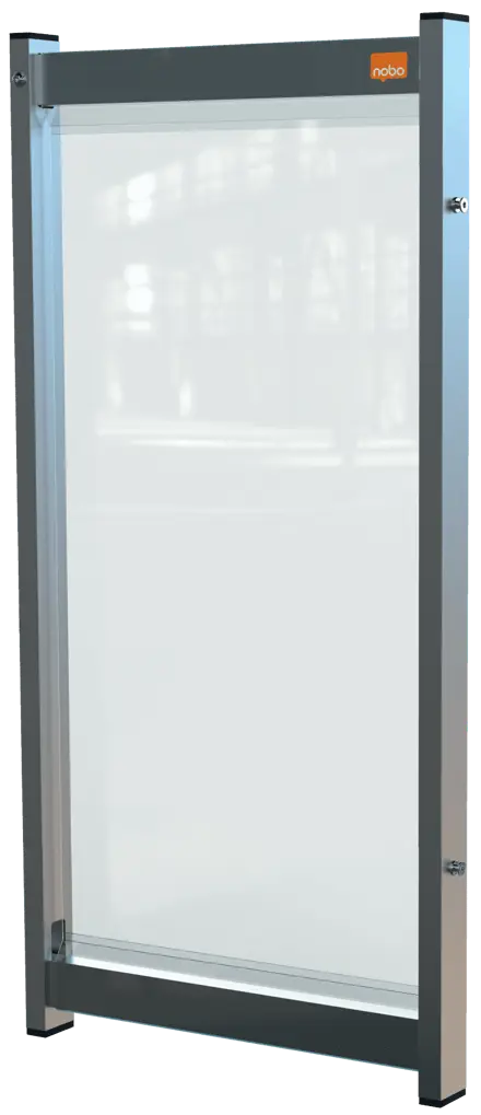 Nobo Premium Plus Clear PVC Modular Desk Divider Screen System 400x820mm