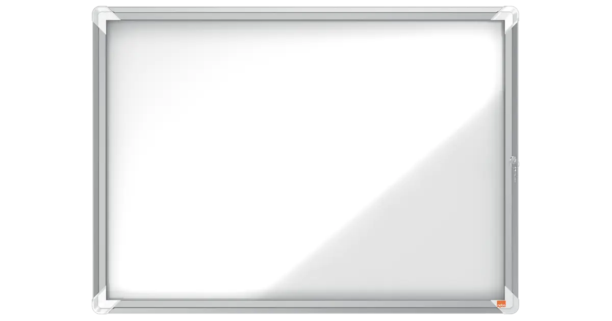 Nobo Korktafel Mit Alurahmen – Weiß, 60x45 Cm, Inkl. Montageset (5 Stück)