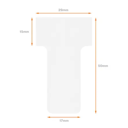 Fiches T pour planning Nobo - Taille 1
