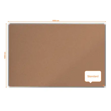 Nobo Premium Plus Kork-Notiztafel 100 x 150 cm