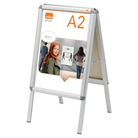 Nobo Premium Plus A2 A-skilt / gadeskilt med klikramme