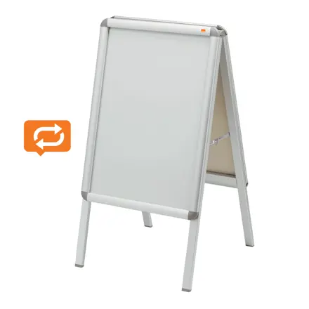 Nobo Premium Plus A2 A-skilt / gadeskilt med klikramme