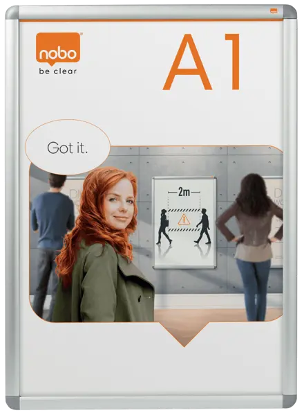 Nobo Premium Plus A1 skifteramme med klikramme