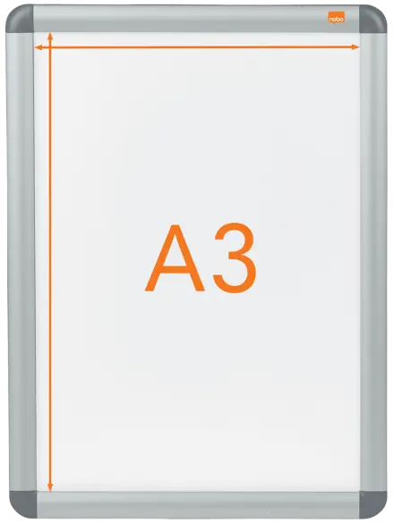 Nobo Premium Plus A3 skifteramme med klikramme